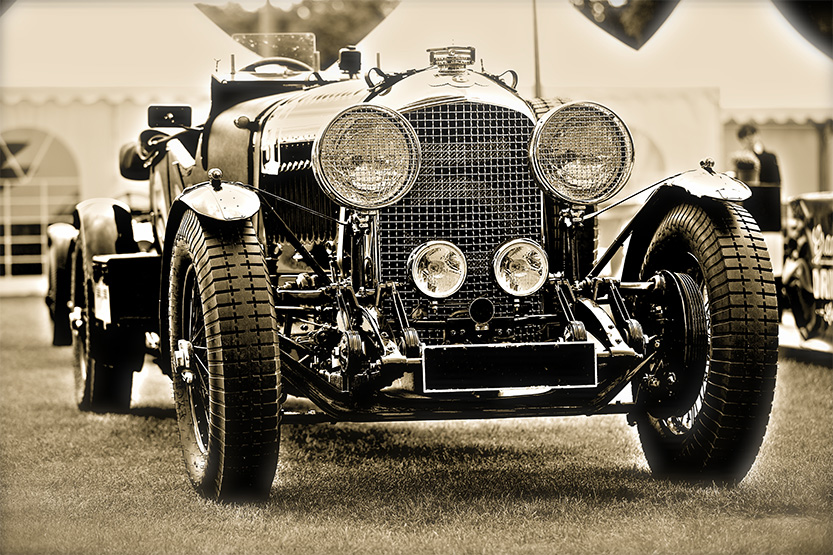 Bentley auf Oldtimertreffen